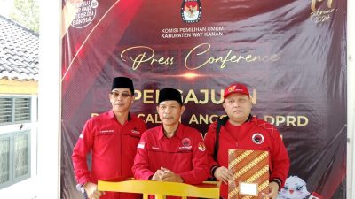 Daftarkan 40 Bacaleg DPRD, PDIP Way Kanan Target Kembalikan Kejayaan