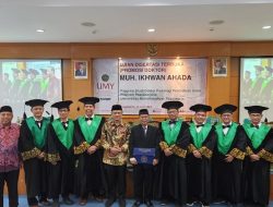 Teliti Kepemimpinan AR Fachruddin, Ikhwan Ahada Ketua PWM DIY Raih Gelar Doktor