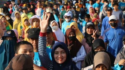 Meriahkan Musyda, Muhammadiyah dan Aisyiyah Sukoharjo Gelar Jalan Sehat