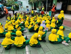 SD Muhammadiyah 3 Denpasar Adakan Uji Simulasi Bencana Gempa