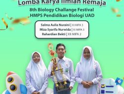 Tim KIR SMA Muhammadiyah 3 Yogyakarta Juara III LKIR Tingkat Nasional