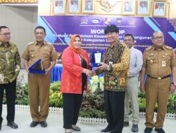 Bupati Lampura Membuka Workshop Evaluasi Pengelolaan Pembangunan Desa Tahun 2023