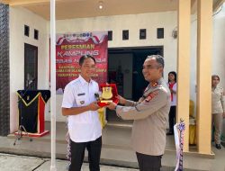 Resmikan Kampung Bebas Narkoba, Kapolres Bersama Forkompimda dan Masyarakat Ajak Perangi Narkoba di Way Kanan