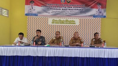 Kesbangpol Way Kanan Fasilitasi Penyelenggara Pendidikan Politik dan Peningkatan Demokrasi Bagi Masyarakat