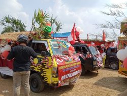 Ribuan Anak PAUD Meriahkan Pawai Karnaval HUT Ke-78 RI di Sukoharjo
