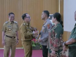 Pemkab Way Kanan Gelar Pisah Sambut Kapolres dan Dandron 12/Serbu