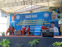 Atraksi Tapak Suci Santri Meriahkan Tabligh Akbar dan Pengukuhan PCM-PCA Bumiayu