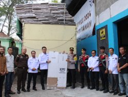 Ribuan Kotak Suara Pemilu 2024 Tiba di Way Kanan