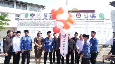 Bupati Way Kanan Pimpin Deklarasi Netralitas ASN Jelang Pemilu