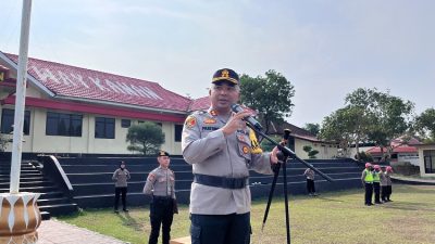 Kapolres Way Kanan Minta Personel Pertahankan Kedisiplinan dan Jaga Nama Baik Polres