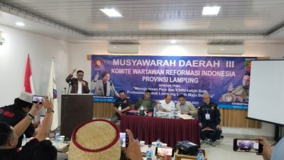 Gubernur Lampung Minta KWRI Menghindari Berita Hoax Untuk Ciptakan Pemilu Damai 2024