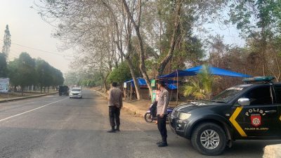 Polsek Blambangan Umpu Polres Way Kanan Gelar Patroli KRYD untuk Antisipasi Kerawanan Kamtibmas di Jalan Tembusan Islamic Center