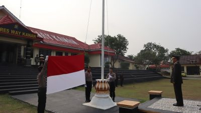 Polres Way Kanan Gelar Upacara Penuh Makna Peringatan Hari Pahlawan Tahun 2023