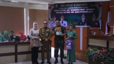 Bupati Adipati Dan Dessy Adipati Hadiri Pisah Sambut Dandim 0427/Way Kanan Tahun 2023