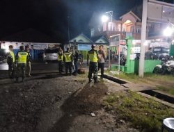 Kapolsek Bumi Agung bersama Danramil 04/Bahuga Laksanakan Giat Pengamanan Jelang Pergantian Malam Tahun Baru 2024