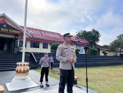 Kapolres Way Kanan Berikan Arahan Tegas untuk Antisipasi Situasi Kamtibmas Jelang Pemilu 2024