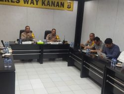 Gelar Operasional di Polres Way Kanan, Kapolres Tekankan 5 Progam Kerja Raih Legitimasi Sosial dan Legitimasi Penegakan Hukum Kapolda Lampung