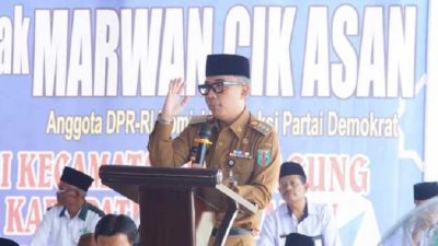 Bupati H. Raden Adipati Surya Hadiri Pengajian dan Pengukuhan Majelis Taklim Di Bumi Agung