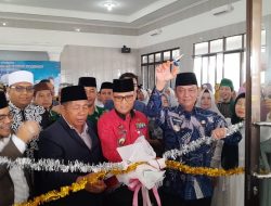 HM. Yusuf Syahmin didampingi Wakil Bupati Way Kanan dan Forkopimda Lampung Utara Resmikan Masjid Muhammad Yusuf Syahmin