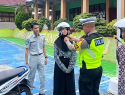 Satlantas Polres Way Kanan Gelar Kegiatan ‘Police Goes To School’ di SMAN 1 Blambangan Umpu
