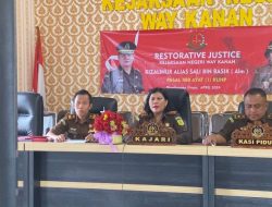 Jaksa Agung RI Setujui Penghentian Penuntutan Berdasarkan Keadilan Restoratif di Kejaksaan Negeri Way Kanan