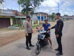 Polsek Pakuan Ratu Gelar Patroli KRYD di Kampung Serupa Indah untuk Antisipasi Kerawanan Kamtibmas