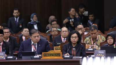 Empat Menteri Kabinet Indonesia Maju Berikan Keterangan dalam Sidang Penyelesaian PHPU Presiden 2024 di MK