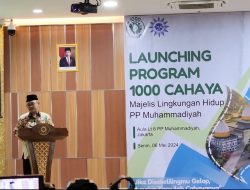 1000 Cahaya: Muhammadiyah Gerakkan Ranting, Sekolah, Pondok Pesantren, dan Masjid untuk Cegah Krisis Iklim