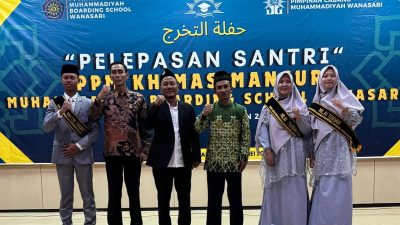 Wisuda Perdana Santri Pondok Pesantren Muhammadiyah KH Mas Mansur Wanasari Brebes Berlangsung Meriah