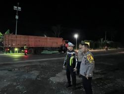 Polres Way Kanan Gelar Razia Kendaraan Batubara ODOL Bersama TNI dan Dishub