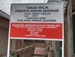 Niat hati menguasai Tanah Pasar, Kakam Bandar Sari Lamteng malah di Gugat di Pengadilan