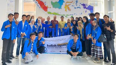 Mahasiswa Ilmu Komunikasi Unismuh Makassar Lakukan Kuliah Lapangan ke Redaksi Tribun Timur