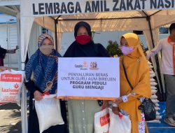 Lazismu Bireuen Bagikan Beras 2,5 Ton Untuk Guru Di Bireuen