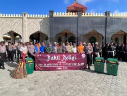 Polres Way Kanan Gelar Bakti Sosial Religi dalam Rangka Hari Bhayangkara Ke-78