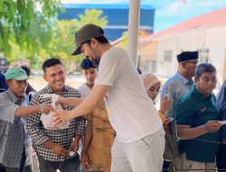 Lazismu dan BKM Masjid Taqwa Lhokseumawe Berbagi Kebahagiaan di Hari Raya Idul Adha 1445 H