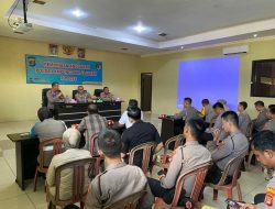 Biro Rena Polda Lampung Adakan Pembinaan Anggaran di Polres Way Kanan untuk T.A 2024