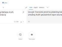 Google Translate Kini Dukung Bahasa Aceh, Masyarakat Aceh Sambut Gembira