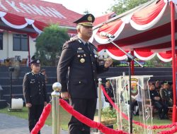 Polres Way Kanan Rayakan Hari Bhayangkara Ke-78 dengan Upacara dan Syukuran