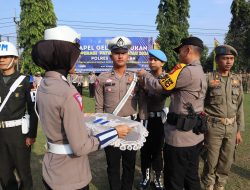 Apel Gelar Pasukan Operasi Patuh Krakatau 2024 di Polres Way Kanan