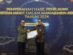 Bupati Way Kanan Raih Penghargaan Sistem Merit Dari KASN