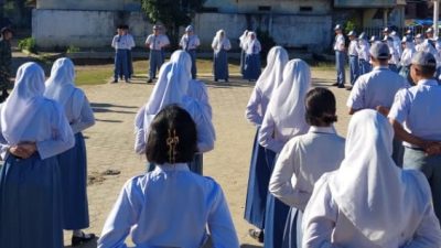 Seleksi Paskibra 2024 Kecamatan Banjit Berjalan Lancar: 92 Peserta Antusias Ikuti Tahapan Tes
