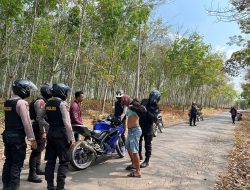 Polres Way Kanan Gelar Patroli KRYD untuk Antisipasi Kerawanan Kamtibmas