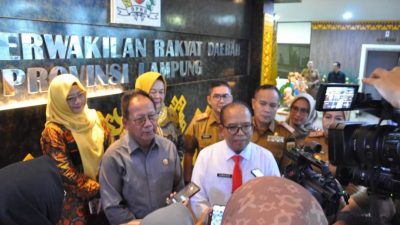 Pj. Gubernur Lampung Kunjungi DPRD, Tekankan Pentingnya Kolaborasi untuk Kemajuan Daerah