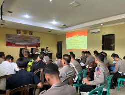 Polres Way Kanan Gelar Latihan Pra Operasi Patuh Krakatau 2024