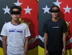 Tekab 308 Polsek Buay Bahuga Tangkap Dua DPO Pelaku Curat Buah Sawit di Way Kanan