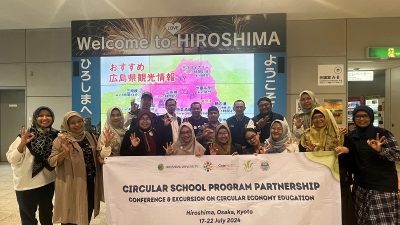 Kepala SD Muhammadiyah Metro Penuhi Undangan Universitas Hiroshima dalam Program Circular School Partnership