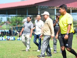 Suprianto Buka Turnamen Sepak Bola U-12 Karang Taruna Aceh Tamiang