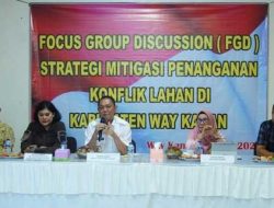 Wabup Ali Rahman Hadiri FGD Strategi Mitigasi Penganan Konflik Lahan