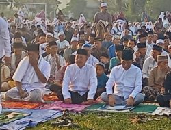 Wabup Ali Rahman Salat Idul Adha 1445 H di Lapangan Kampung Kalipapan