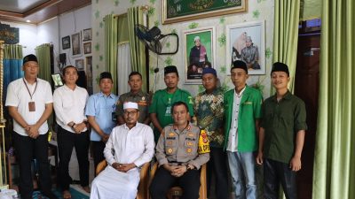 Kapolres Way Kanan Jalin Silaturahmi dengan PCNU, Ajak Bersinergi Jaga Kamtibmas Jelang Pilkada 2024